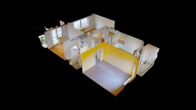 3D scan nemovitosti na prodej v Prostějově od realitní kanceláře Property Experts