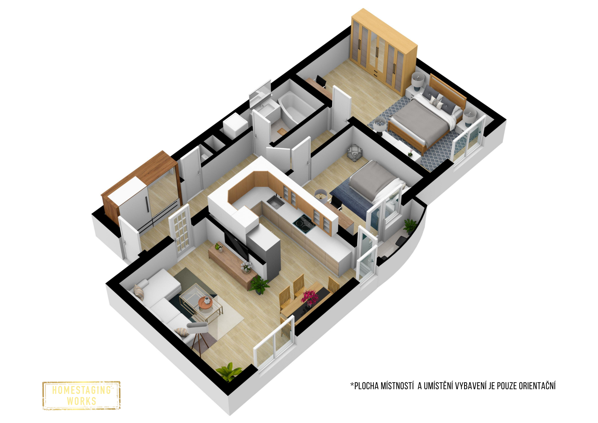 Půdorys nemovitosti k prodeji Svitavy od realitní kanceláře Property Experts